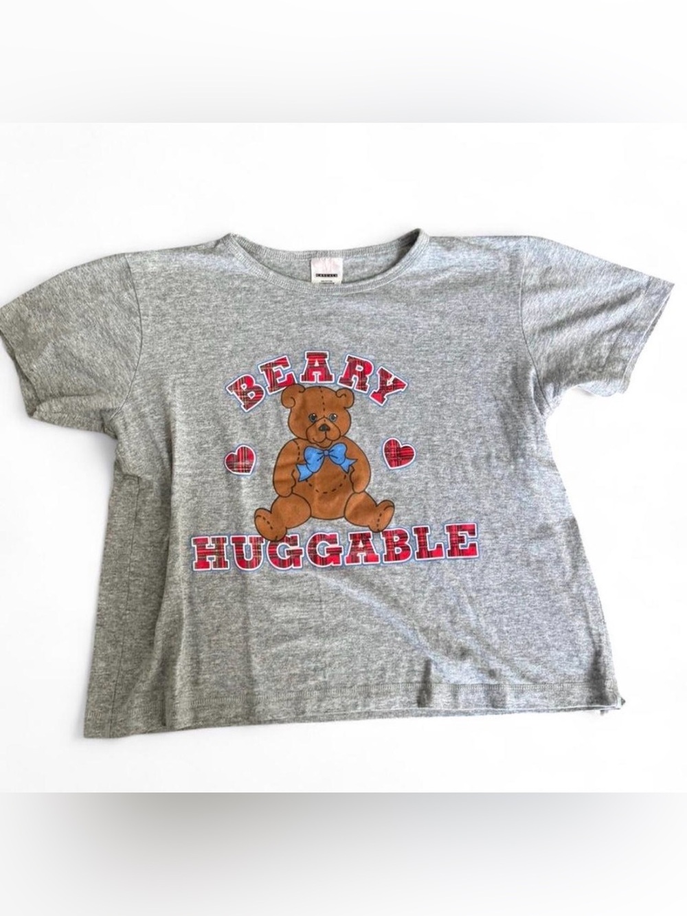 Beary Huggable Boxy Cropped Tee